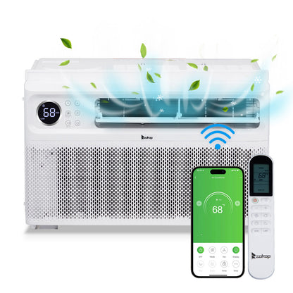 ZOKOP 8000 BTU Inverter Window Air Conditioner with APP & Voice Control