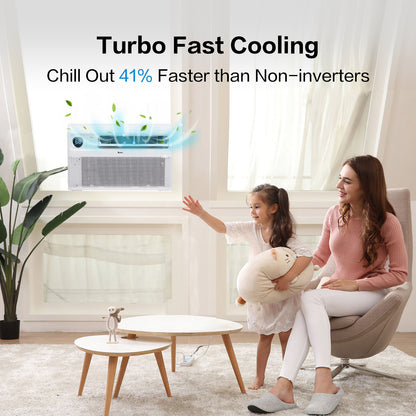 ZOKOP 12000 BTU Inverter Window Air Conditioner with APP & Voice Control