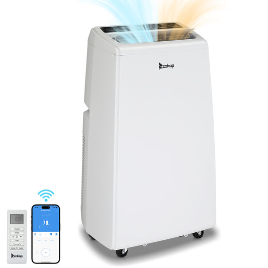 ZOKOP Smart WiFi Enabled 8800BTU (13000BTU ASHRAE) Portable Air Conditioner & Dehumidifier