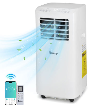 ZOKOP Smart WiFi Enabled 5100 BTU (8000 BTU ASHRAE) Portable Air Conditioner