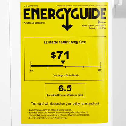 ZOKOP Smart WiFi Enabled 5100 BTU (8000 BTU ASHRAE) Portable Air Conditioner