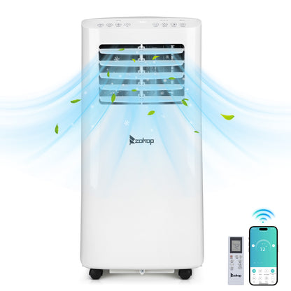 ZOKOP Smart WiFi Enabled 6000BTU (9000BTU ASHRAE) Portable Air Conditioner